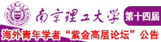 我要看操女人的骚逼南京理工大学第十四届海外青年学者紫金论坛诚邀海内外英才！